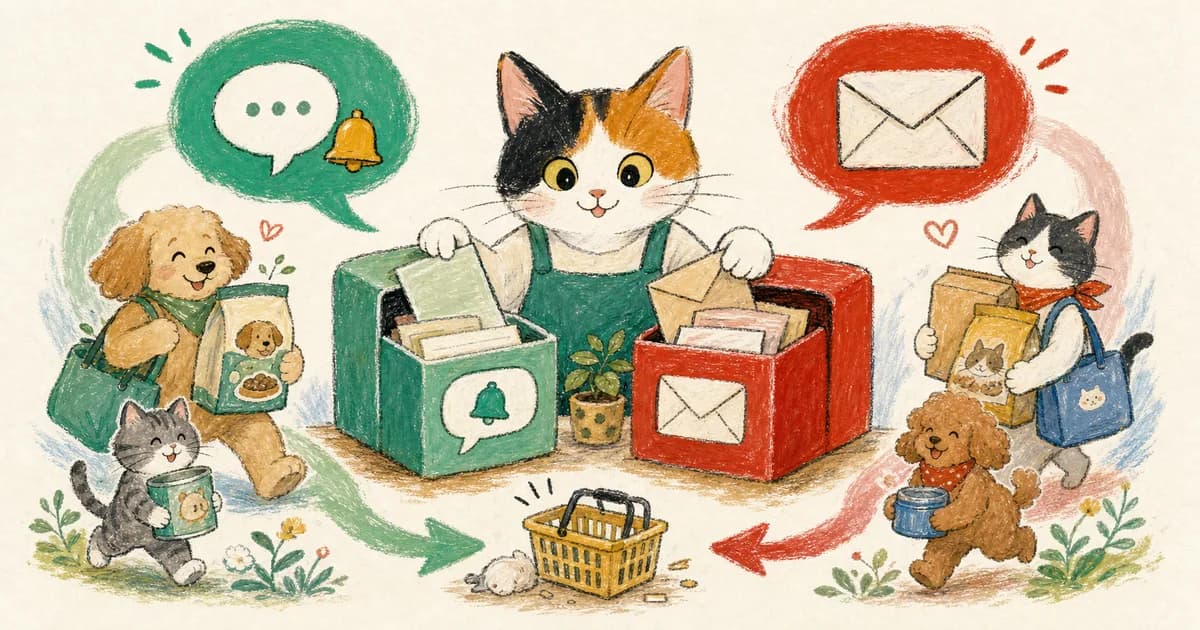 LINE OA vs Email:小品牌該用哪個做回購與棄單提醒?