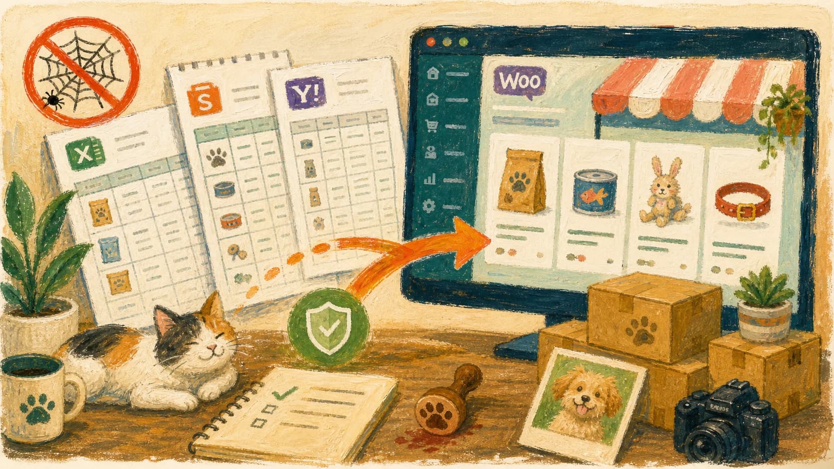 蝦皮商品搬家不用爬蟲:官方匯出 Excel 轉 WooCommerce CSV